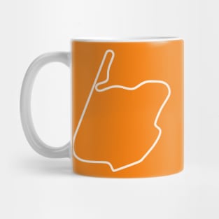 Circuit van Zandvoort [outline] Mug